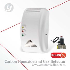 Rivelatore di gas e del monossido di carbonio con la valvola d'arresto